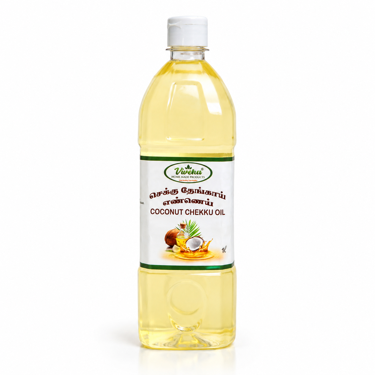 Vivekha Coconut Chekku Oil Bottle